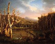 Thomas Cole Lake with Dead Trees Spain oil painting artist
